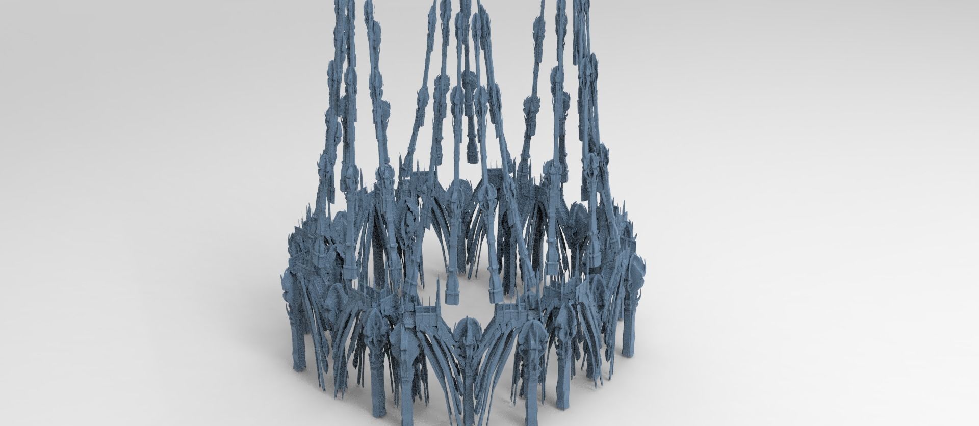 Ancient Golem arena 3D model_1