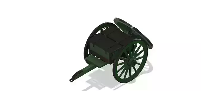 STL files to 3D print a model of a civil war caisson