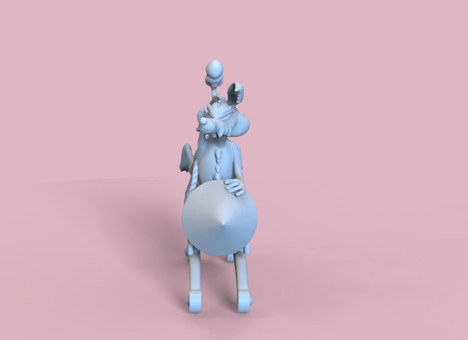 WILE E COYOTE ACME ROCKET 3D print model_10