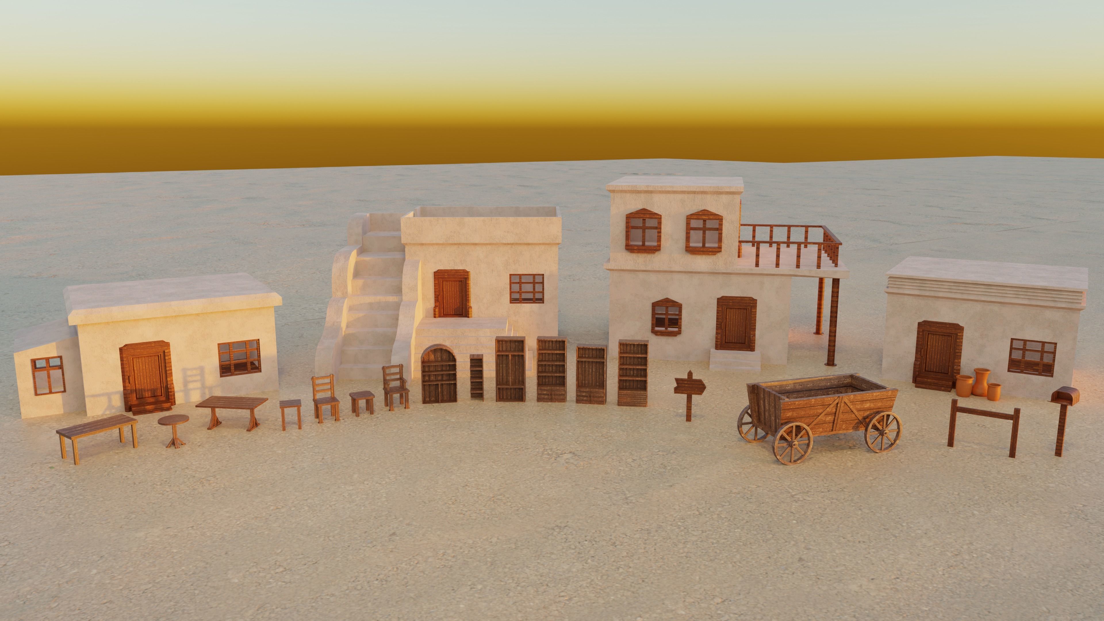 Desert Pack - Game Ready Asset Low-poly 3D model_12