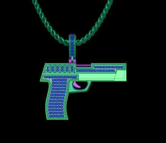 Pendants 3D print model_3