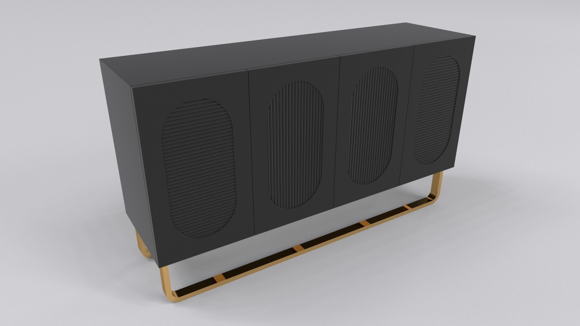 Unique sideboard 3D model_1