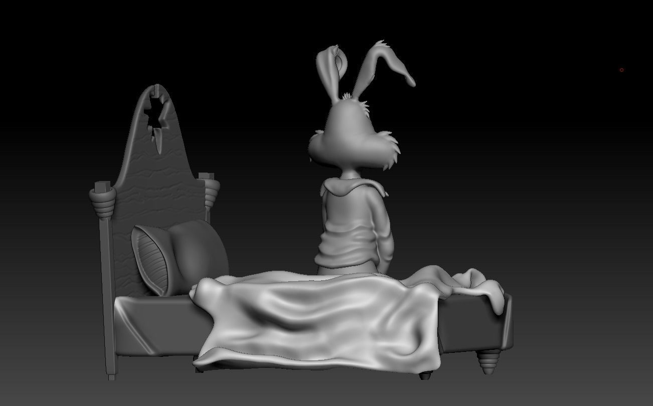 BUGS BUNNY TIRED MEME -PARTS AND COMPLETE- 3D print model_20