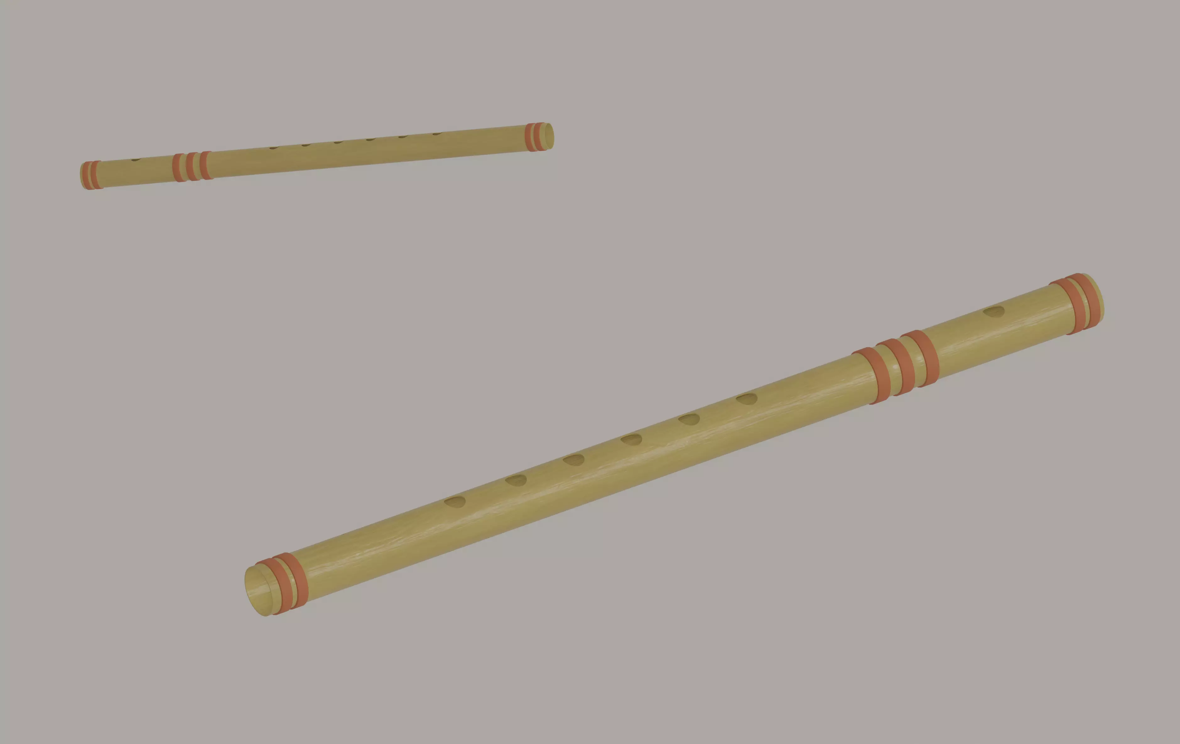 Flute 3D model