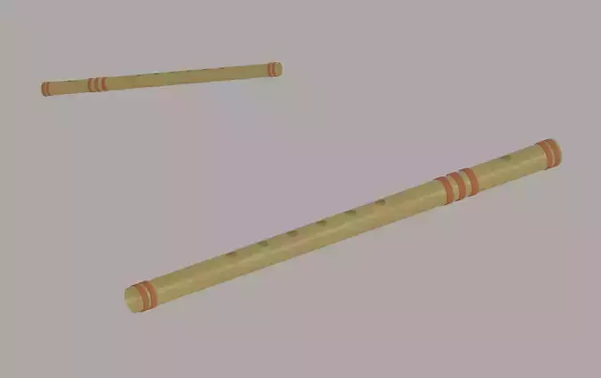 Flute 3D model