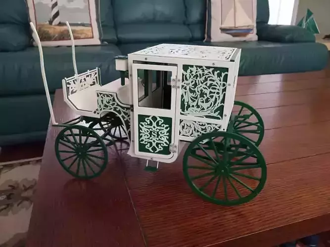 STL Files to 3D print this Brougham Carriage 3D print model