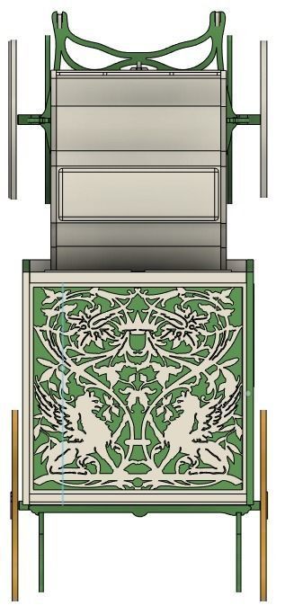 STL Files to 3D print this Brougham Carriage 3D print model_12