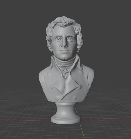 Humphry Davy 3D print model_1