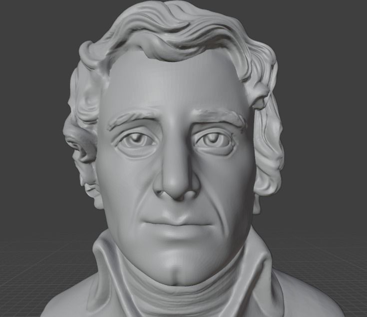 Humphry Davy 3D print model_6