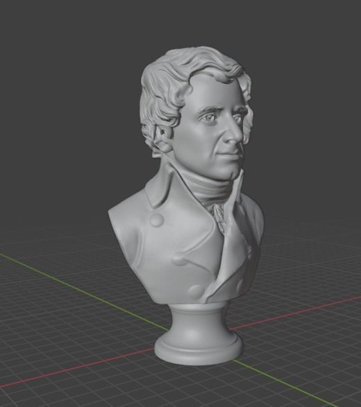 Humphry Davy 3D print model_15
