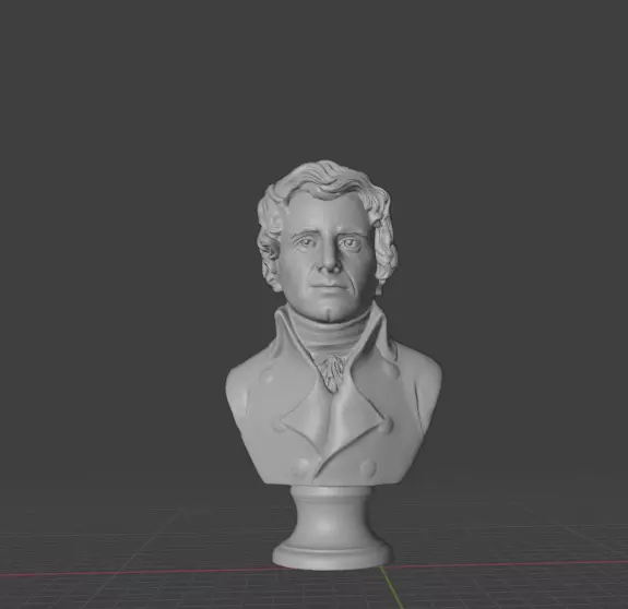 Humphry Davy 3D print model_0