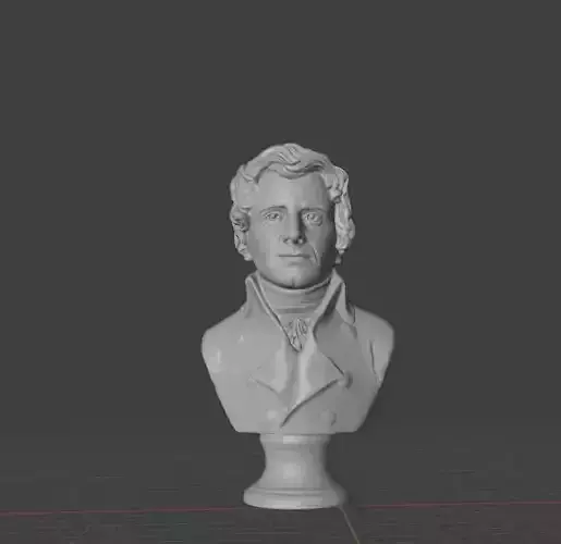Humphry Davy 3D print model Humphry Davy 3D print model