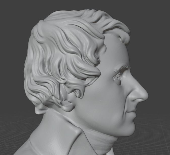 Humphry Davy 3D print model_7