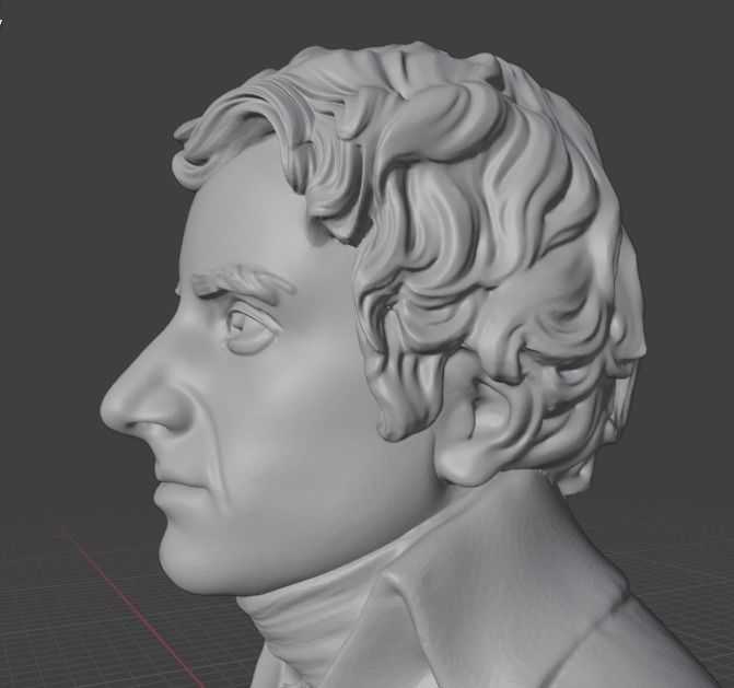 Humphry Davy 3D print model_9