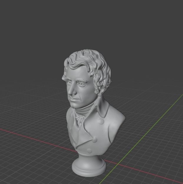 Humphry Davy 3D print model_12