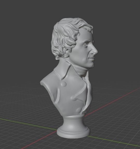 Humphry Davy 3D print model_16