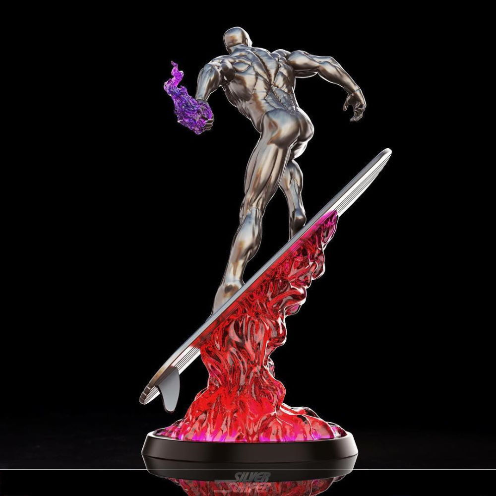 Silver Surfer 3D Model Ready to Print 3D print model_5