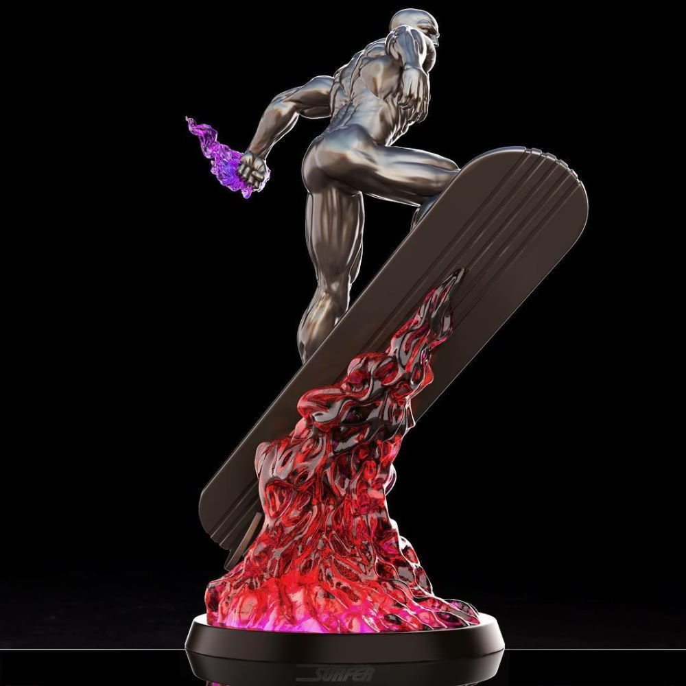 Silver Surfer 3D Model Ready to Print 3D print model_7