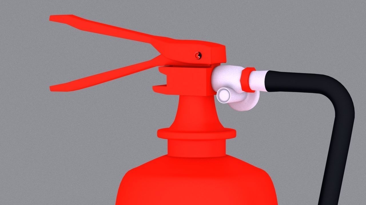 village small house Low-poly 3D model_23