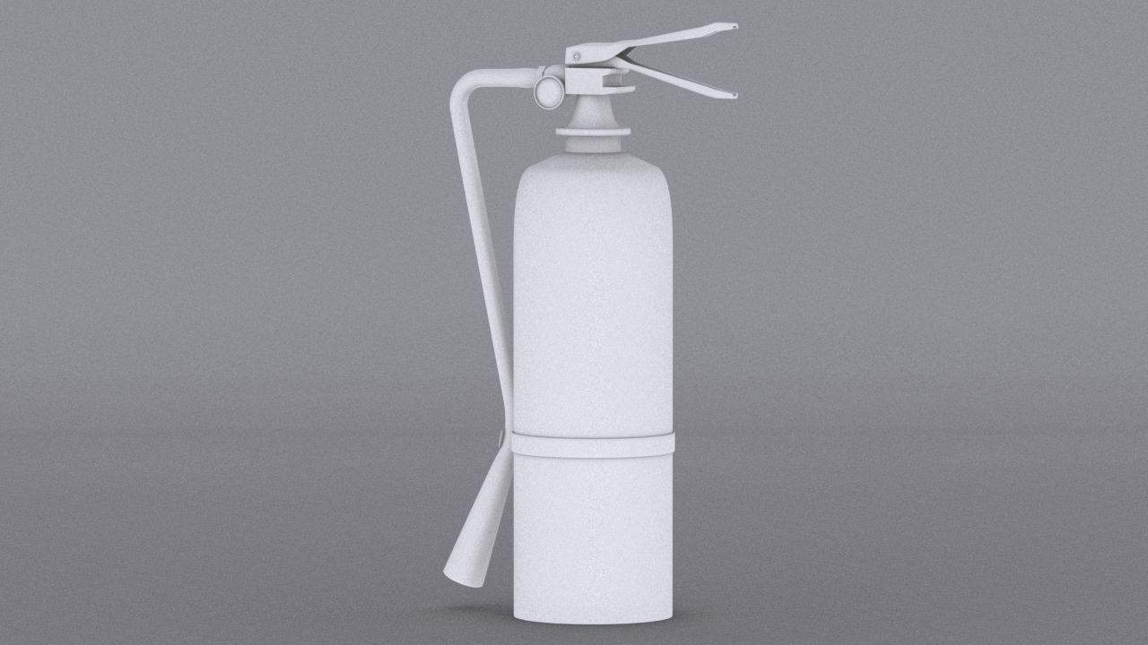 village small house Low-poly 3D model_26