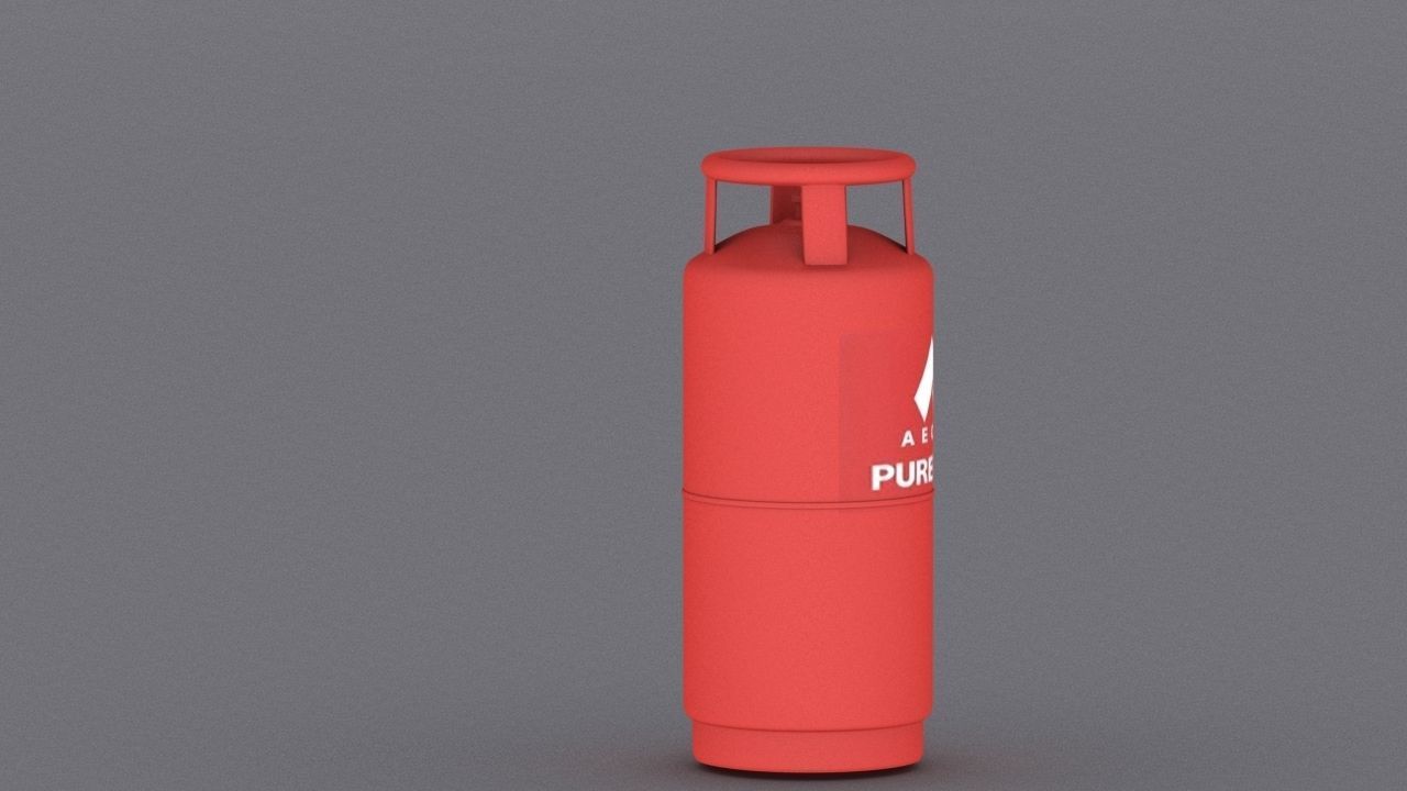 village small house Low-poly 3D model_13