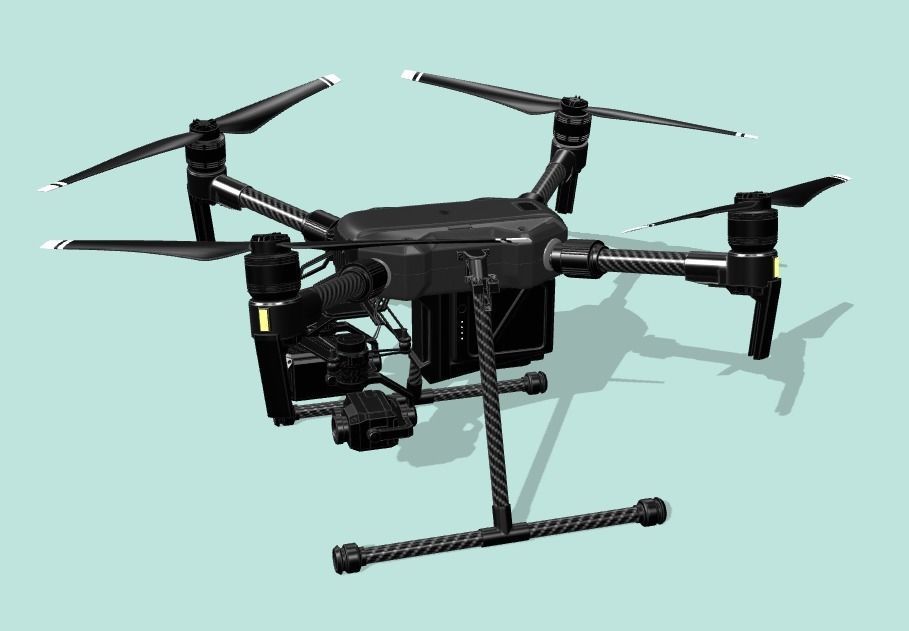 DJI Phantom 2 3D model_1