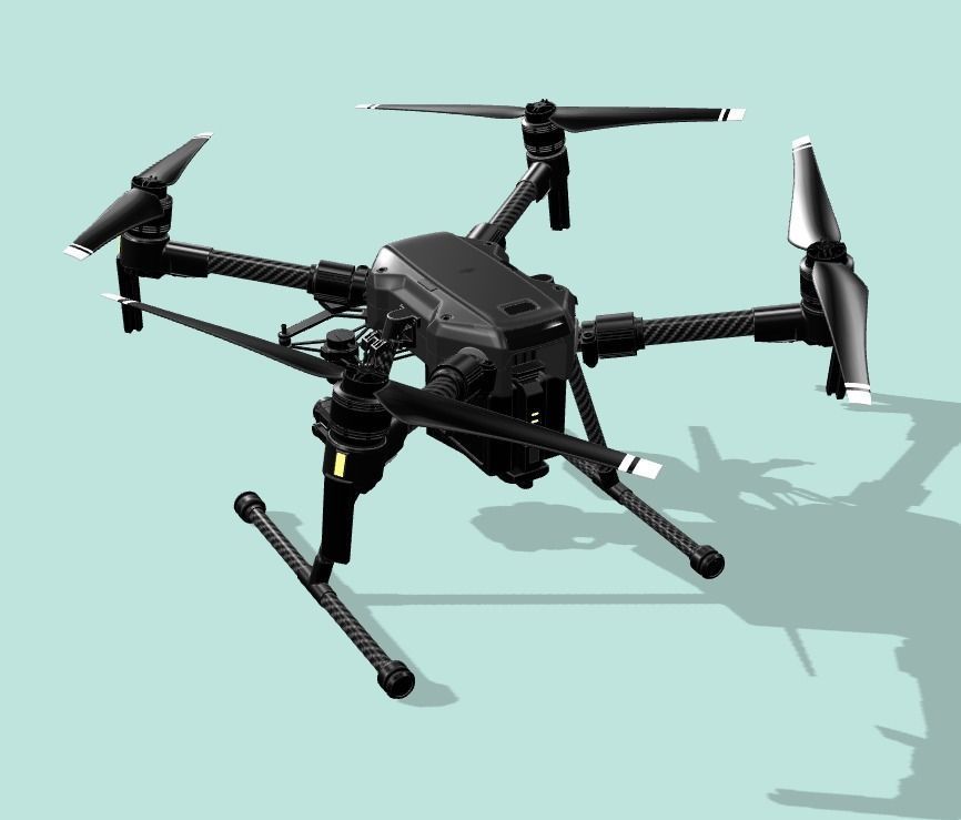 DJI Phantom 2 3D model_2