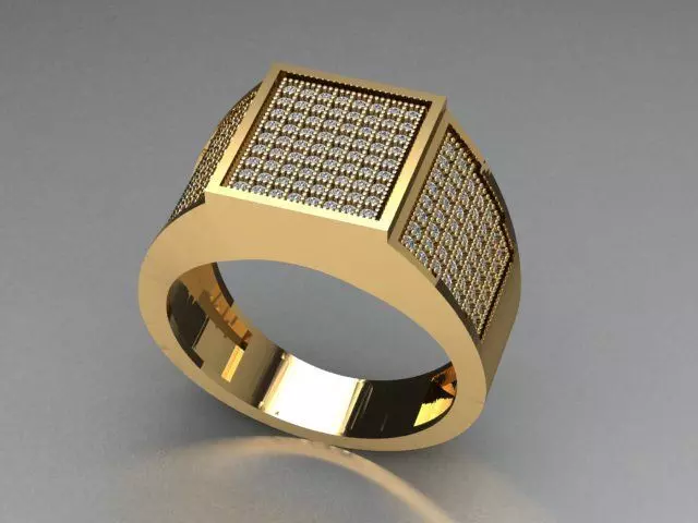 men ring 3D print model_0