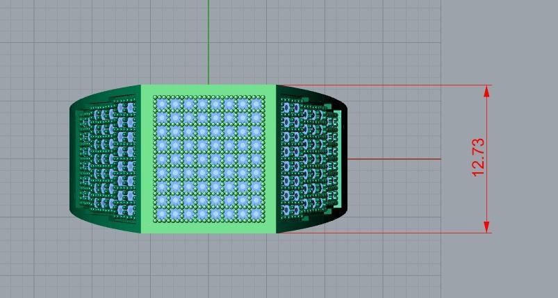 men ring 3D print model_8