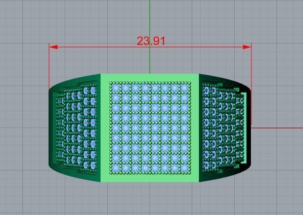 men ring 3D print model_9