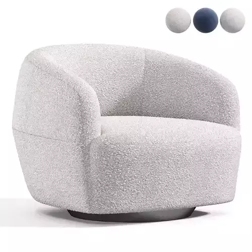 Sumo lounge chair Low-poly 3D model