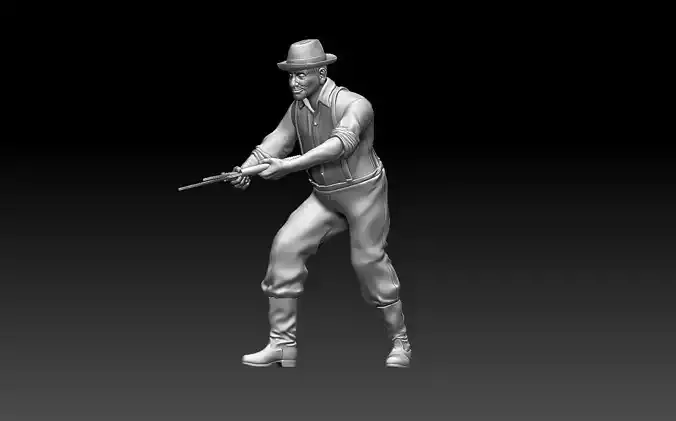 gardener man 3D print model