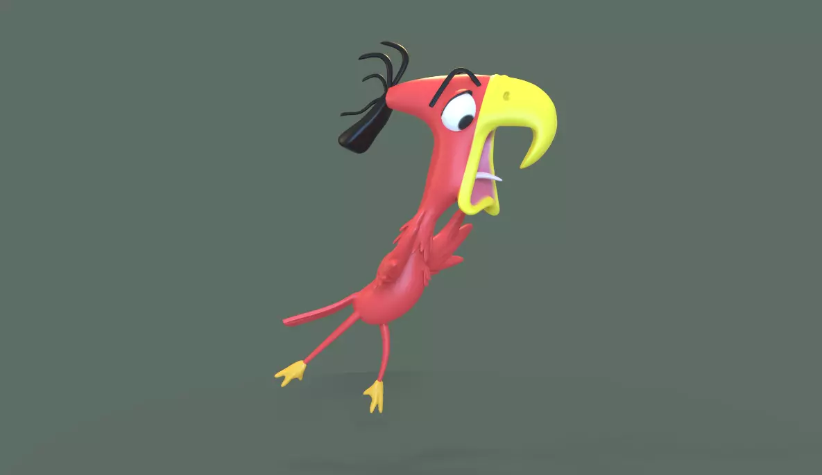 KUZCO TURNS INTO A BIRD - PARTS AND COMPLETE - 3D print model
