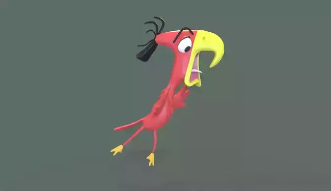 KUZCO TURNS INTO A BIRD - PARTS AND COMPLETE -   3D print model