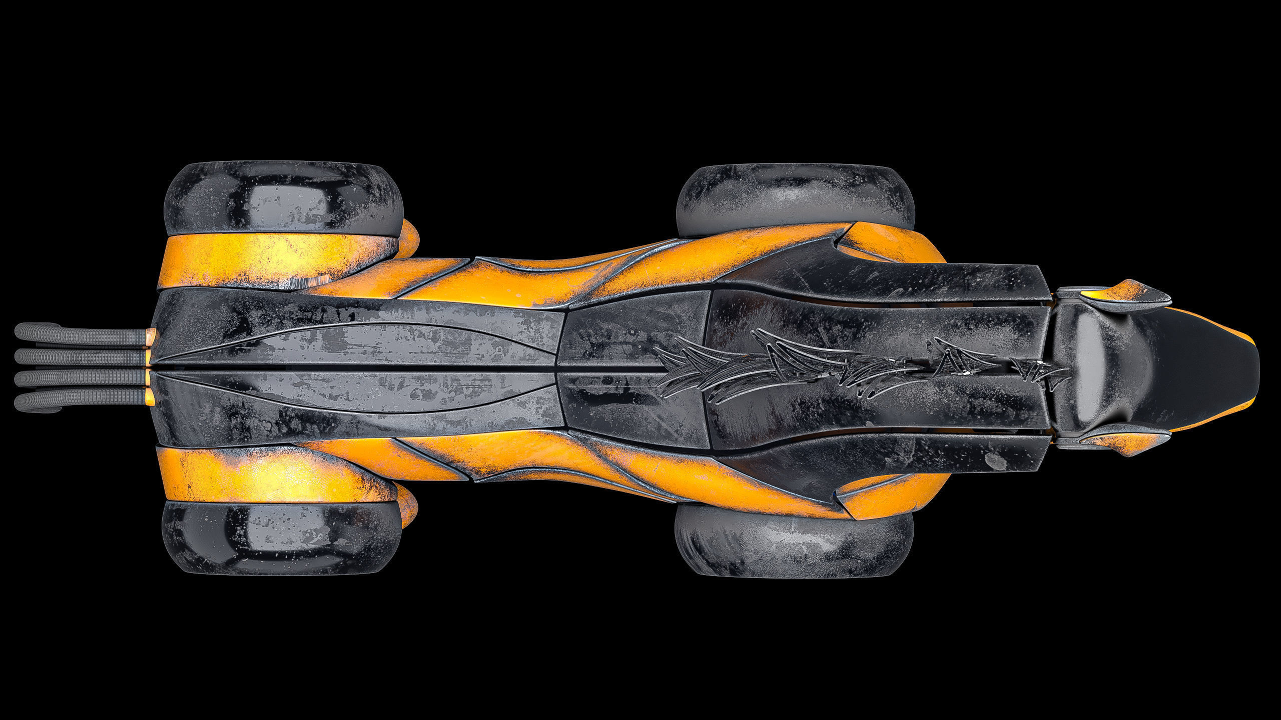 Horse Robot Low-poly 3D model_9