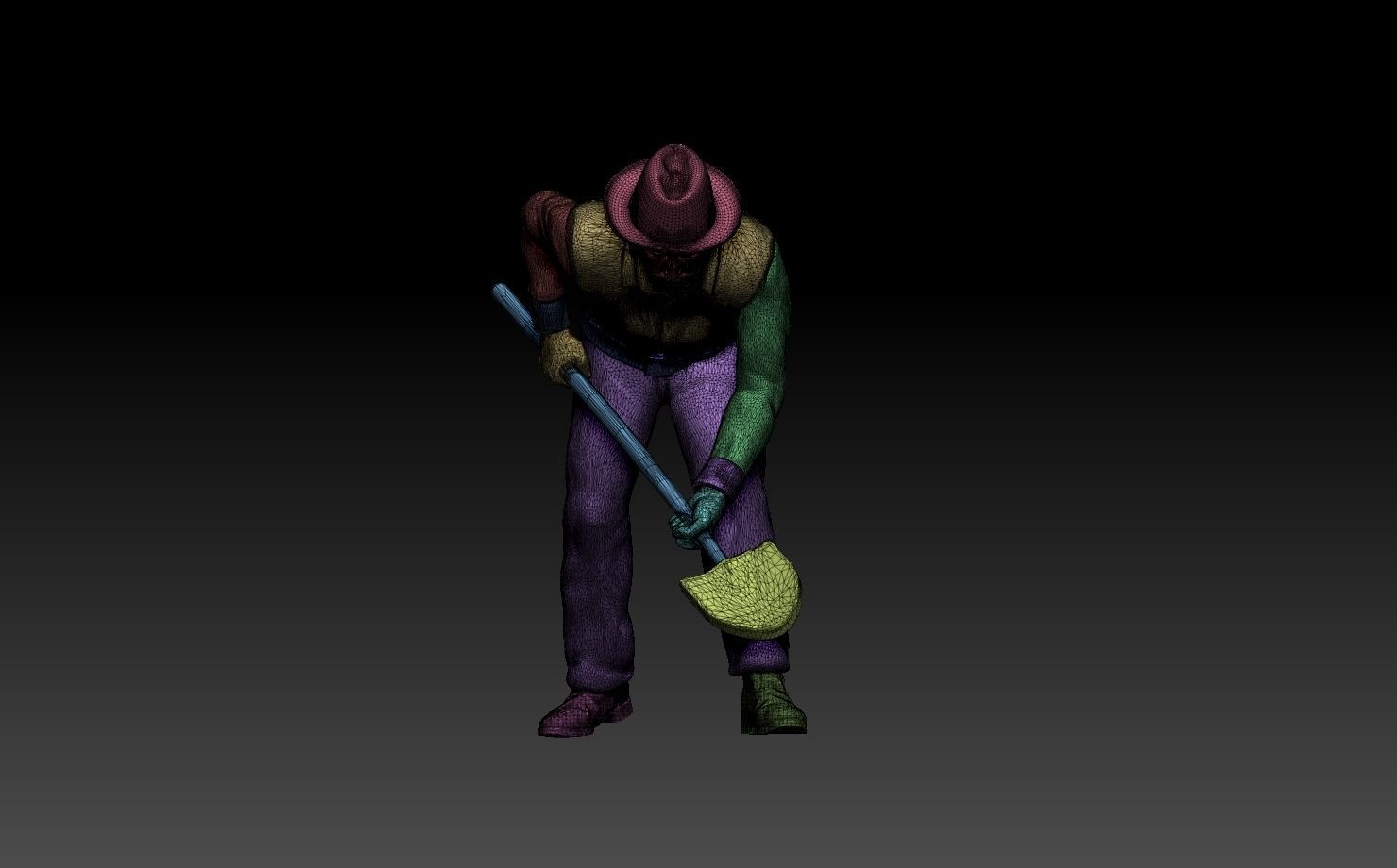 gardener man 3D print model_5