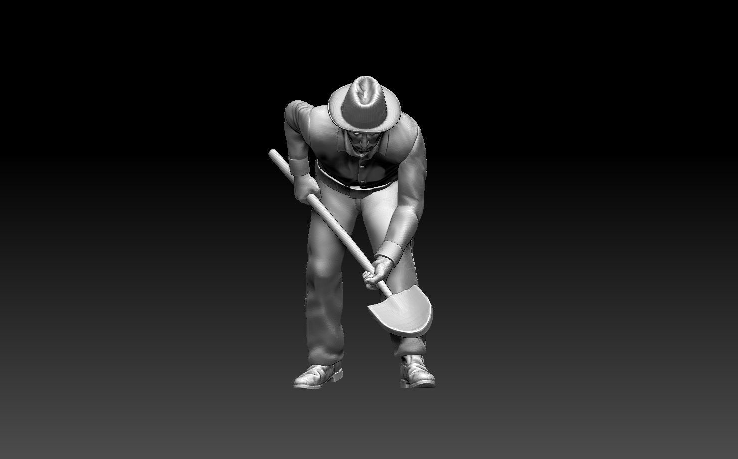 gardener man 3D print model_10