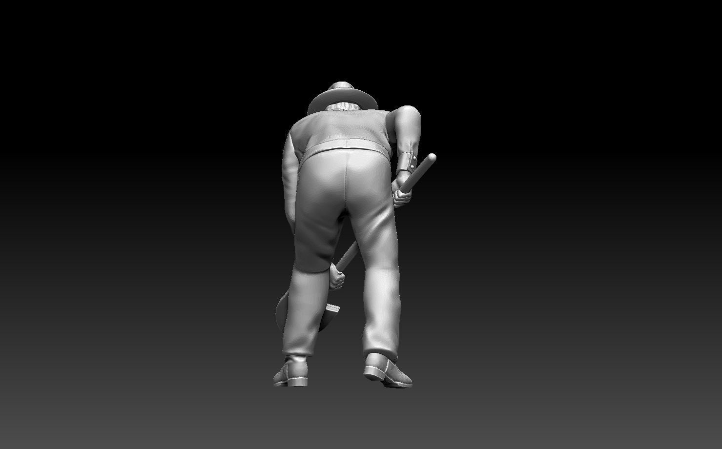 gardener man 3D print model_14