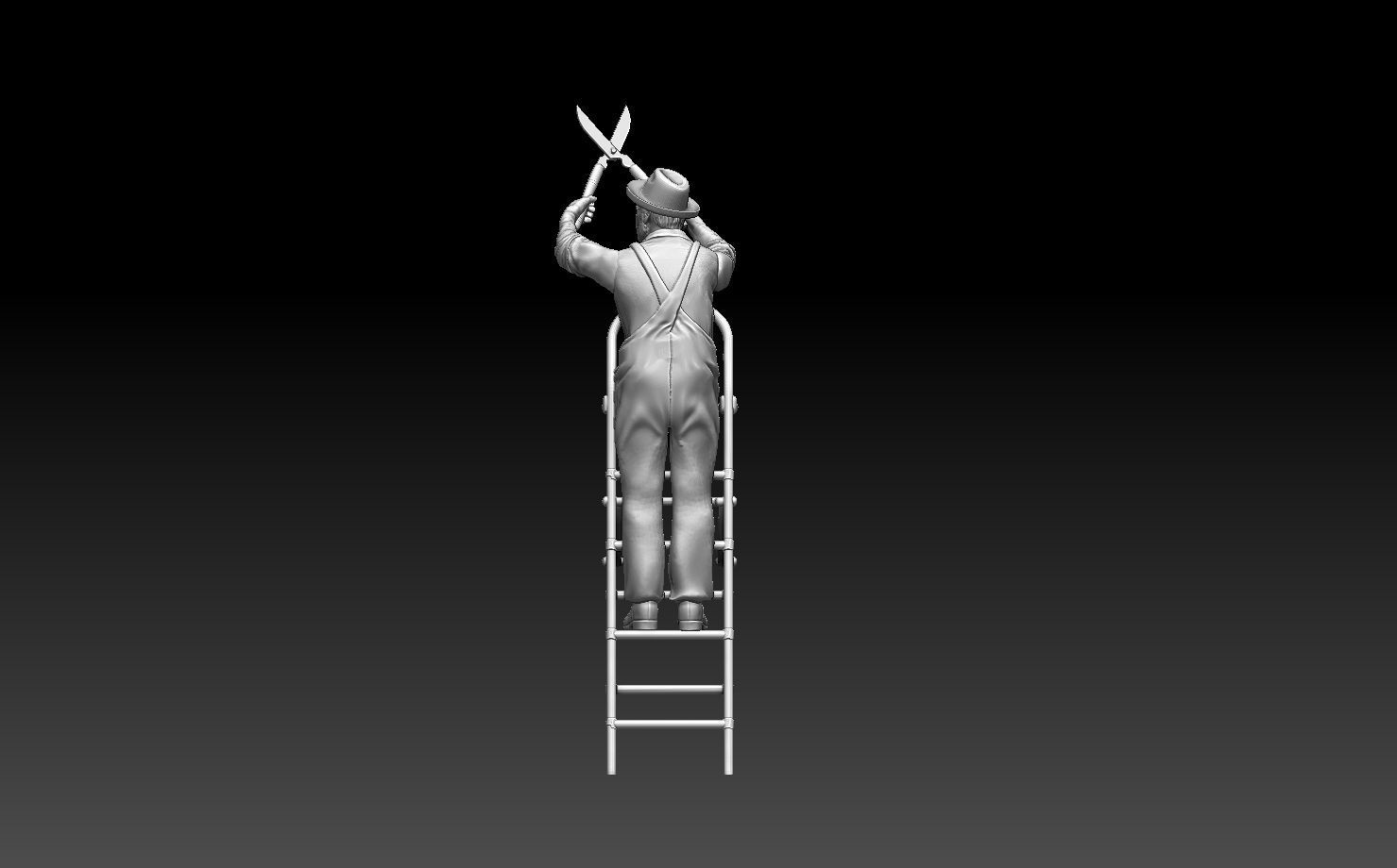 gardener man 3D print model_15