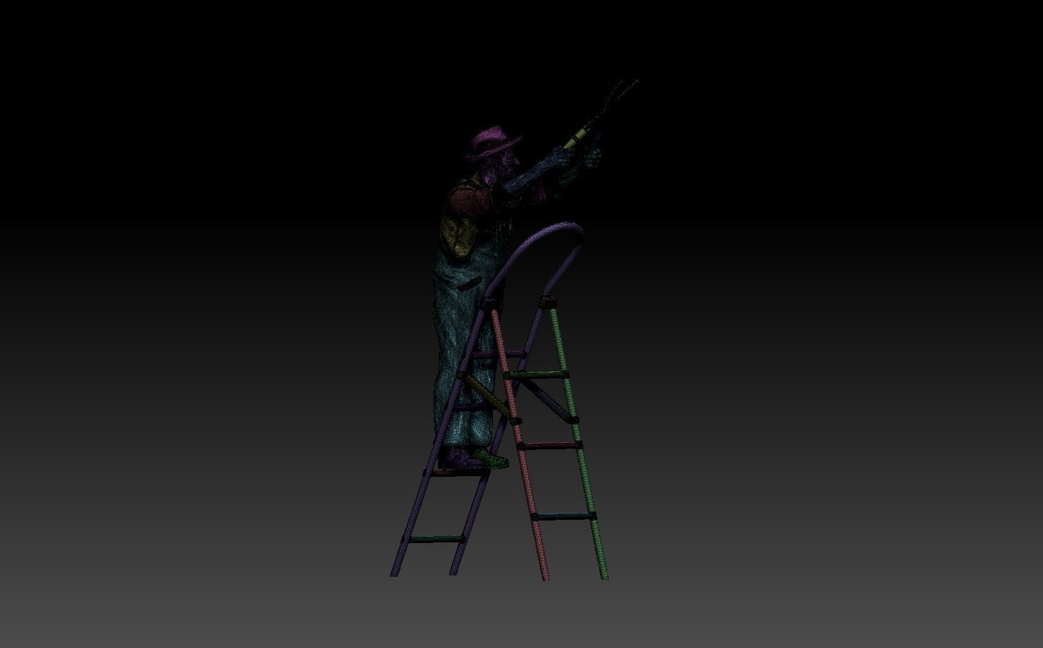 gardener man 3D print model_29