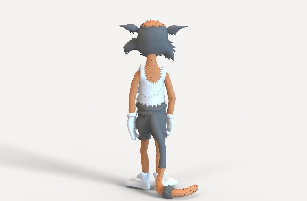 TOM AND JERRY - BALD TOM 3D print model_5