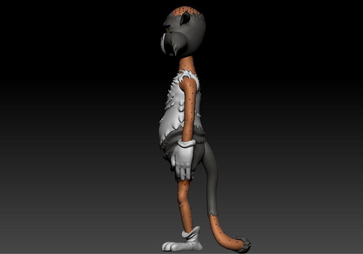 TOM AND JERRY - BALD TOM 3D print model_19