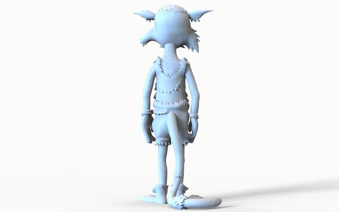 TOM AND JERRY - BALD TOM 3D print model_13