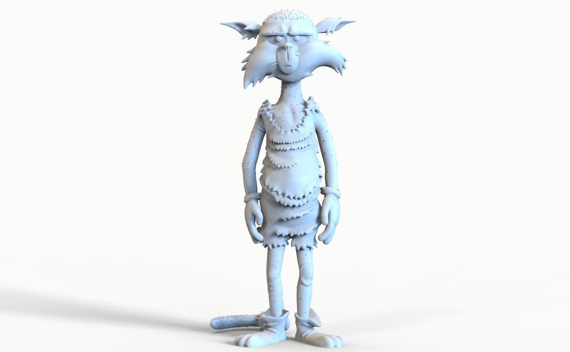 TOM AND JERRY - BALD TOM 3D print model_9