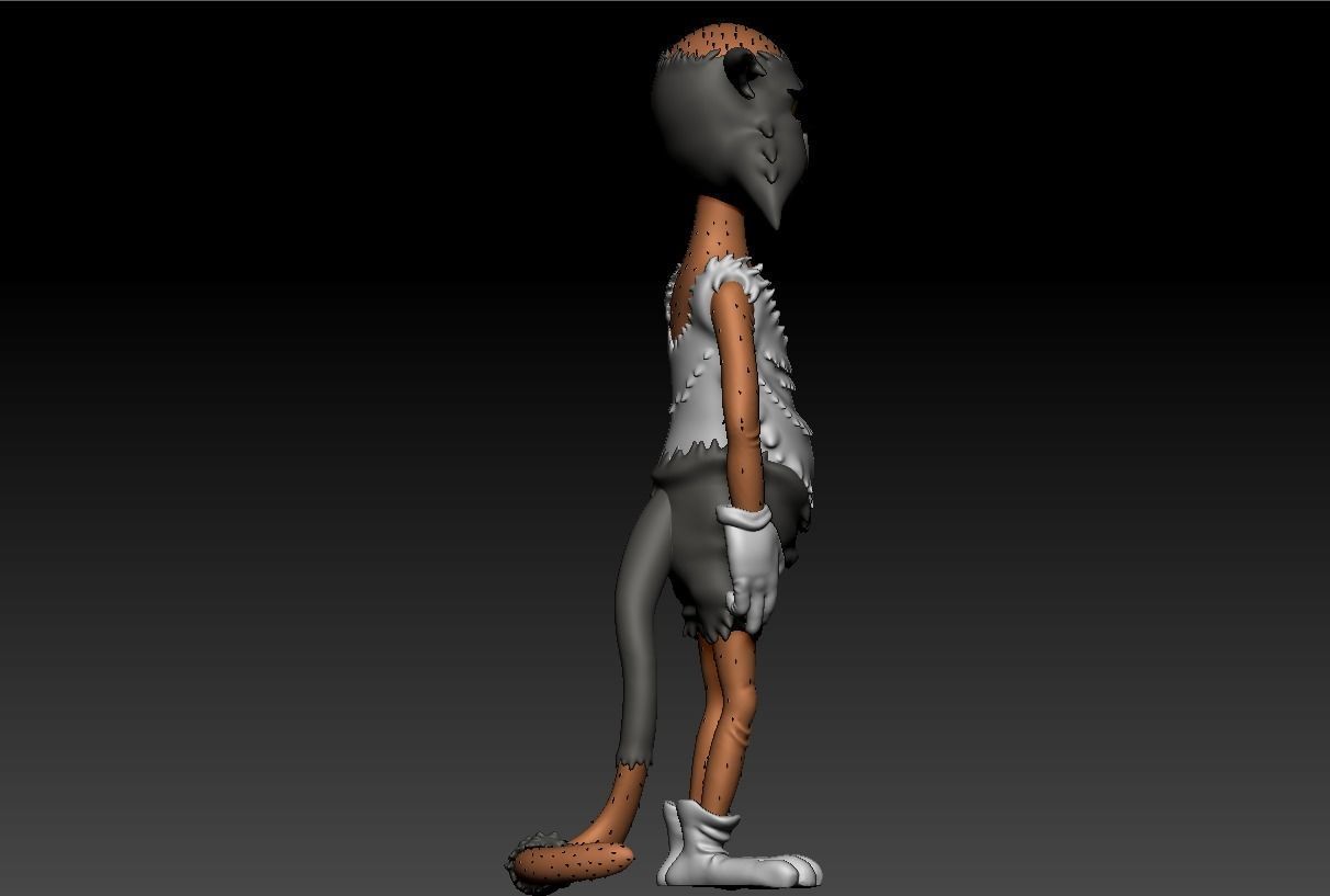 TOM AND JERRY - BALD TOM 3D print model_22