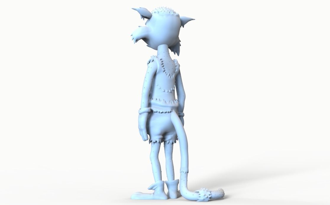 TOM AND JERRY - BALD TOM 3D print model_12