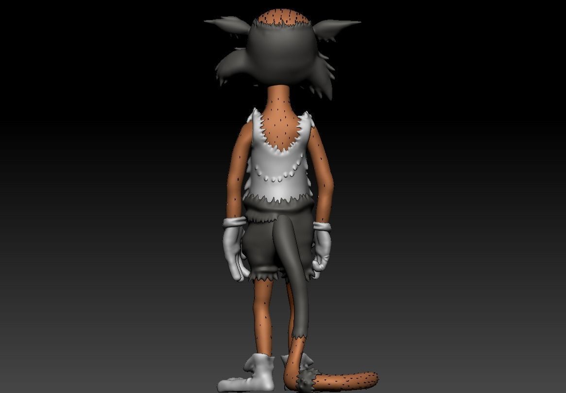 TOM AND JERRY - BALD TOM 3D print model_21