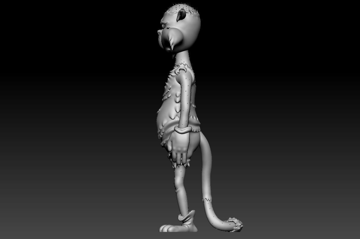 TOM AND JERRY - BALD TOM 3D print model_25