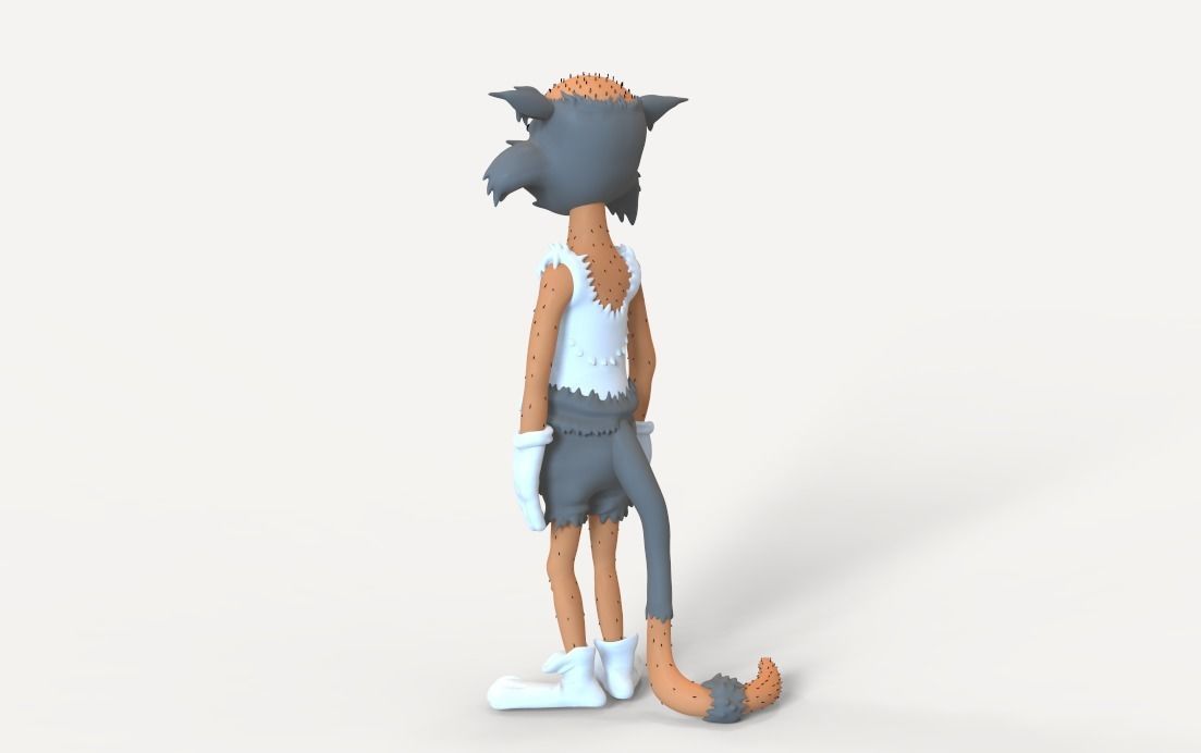 TOM AND JERRY - BALD TOM 3D print model_4