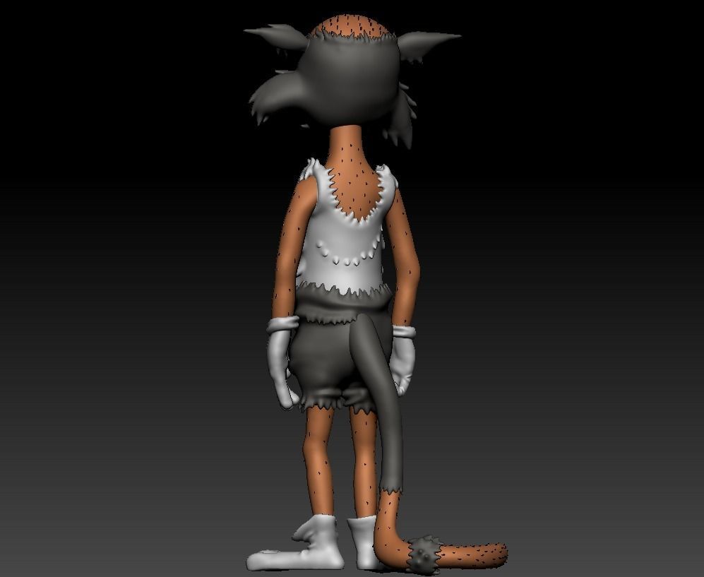 TOM AND JERRY - BALD TOM 3D print model_20